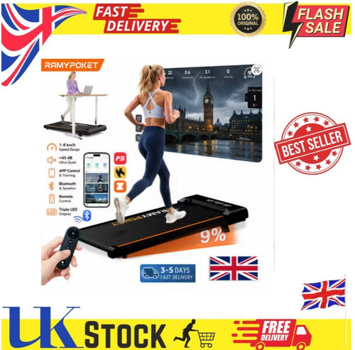 Walking pad with incline - incline, under