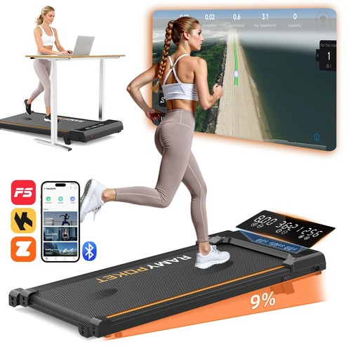 Walking pad with incline under - with,