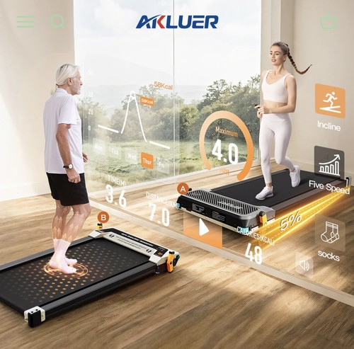Walking pad treadmill - 2-in-1,