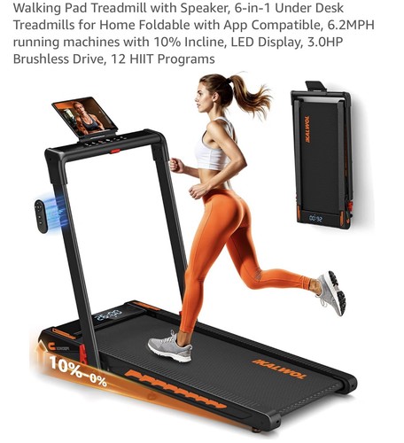 Walking pad treadmill with - walking,